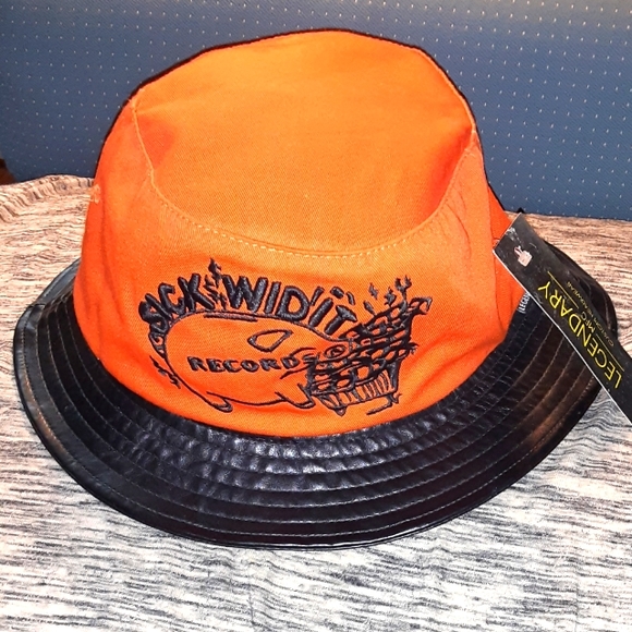 Orange and Black Bucket Hat
